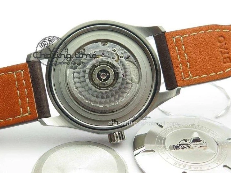 MIROTIME 0121 Mark XVIII Le Petit Prince IW327004 SS Mk Maker Best Edition Blue Dial On Brown Leather Strap A TimelessDesign 7296